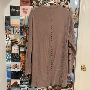 Forever 21 Brown Dress with word design